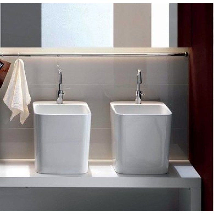 Керамическая раковина 40 см Hatria G-Full, белый (YxG801)