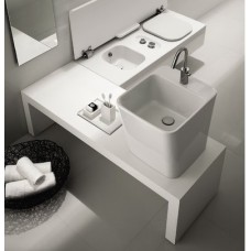 Керамическая раковина 40 см Hatria G-Full, белый (YxG801)