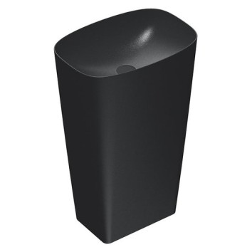 Напольная керамическая раковина 55 см Catalano Green Lux, nero satinato