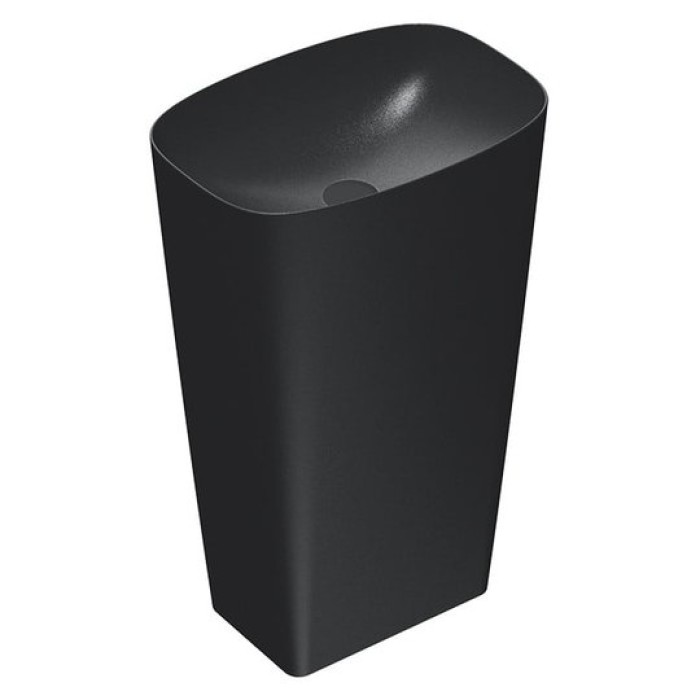 Напольная керамическая раковина 55 см Catalano Green Lux, nero satinato