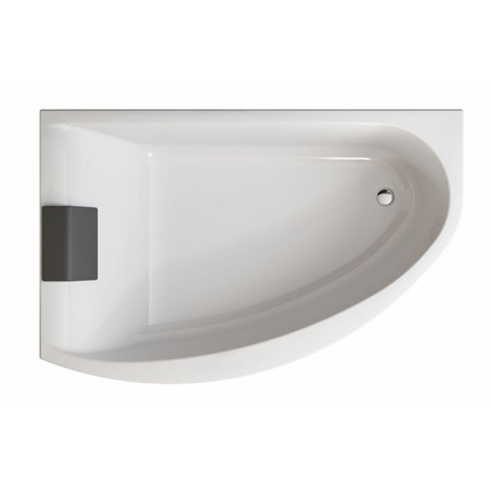 Ванна асимметричная Kolo Mirra XWA3371001 левосторонняя 170x110 с ножками и подголовником