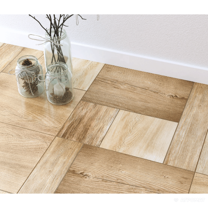 Керамогранит Cersanit Suaro BEIGE 9×420×420 под дерево