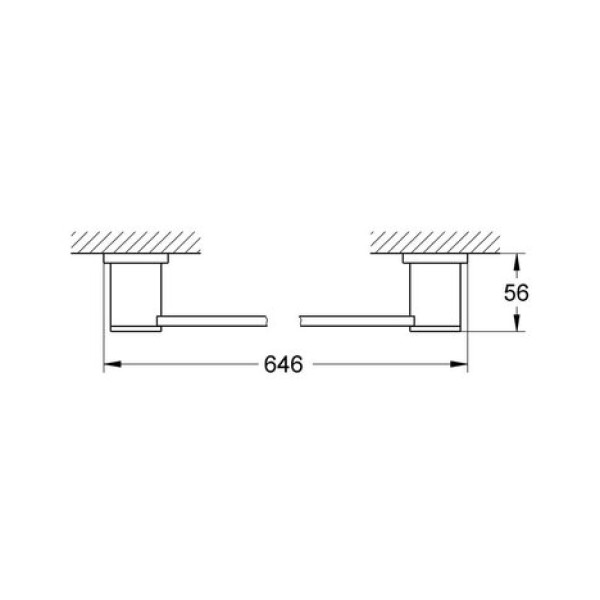 Держатель Grohe Allure (40341000)
