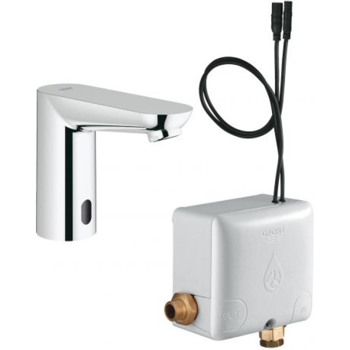 Grohe Euroeco Cosmopolitan E Powerbox Сенсорный смеситель для раковины без смешивания (36384000)