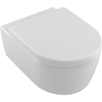 Унитаз Villeroy & Boch Avento Direct Flush (5656HR01) с сиденьем Soft Close 9M77C101
