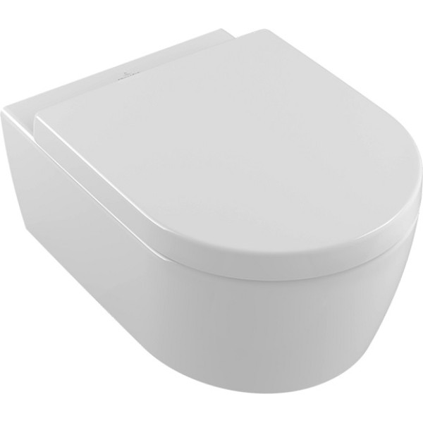 Унитаз Villeroy & Boch Avento Direct Flush (5656HR01) с сиденьем Soft Close 9M77C101