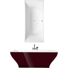 Ванна квариловая Villeroy&Boch La Belle UBQ180LAB2PDBCV-01 + панель + сифон