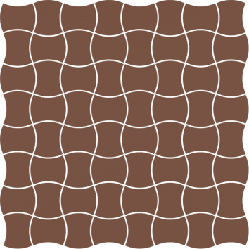 Мозаїка Modernizm Brown 308,6x308,6x6 Paradyz