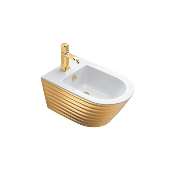 Биде Catalano Gold&Silver, gold/white