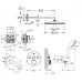 Плитка керамогранит Grohe Grohtherm SmartControl Душевая система скрытого монтажа 26406SC2 для пола