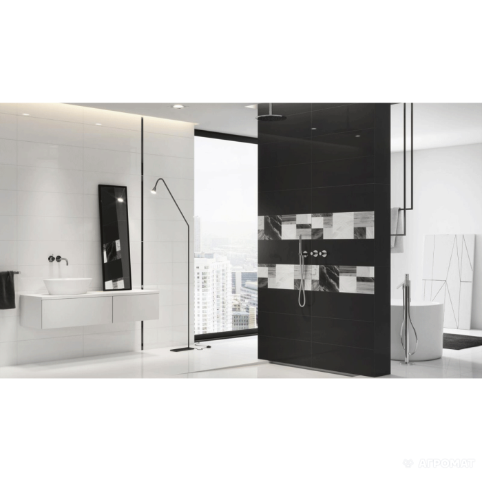 Плитка Opoczno Elegant Classic MP705 BLACK GLOSSY 10×740×240