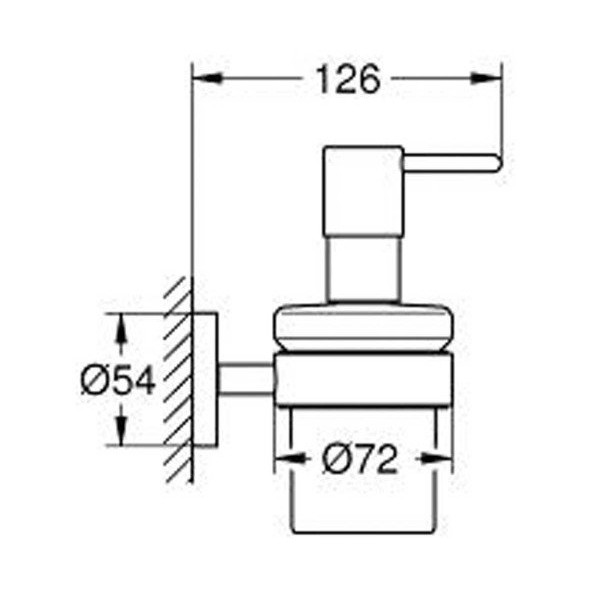 Grohe Essentials Дозатор для жидкого мыла (40448001)
