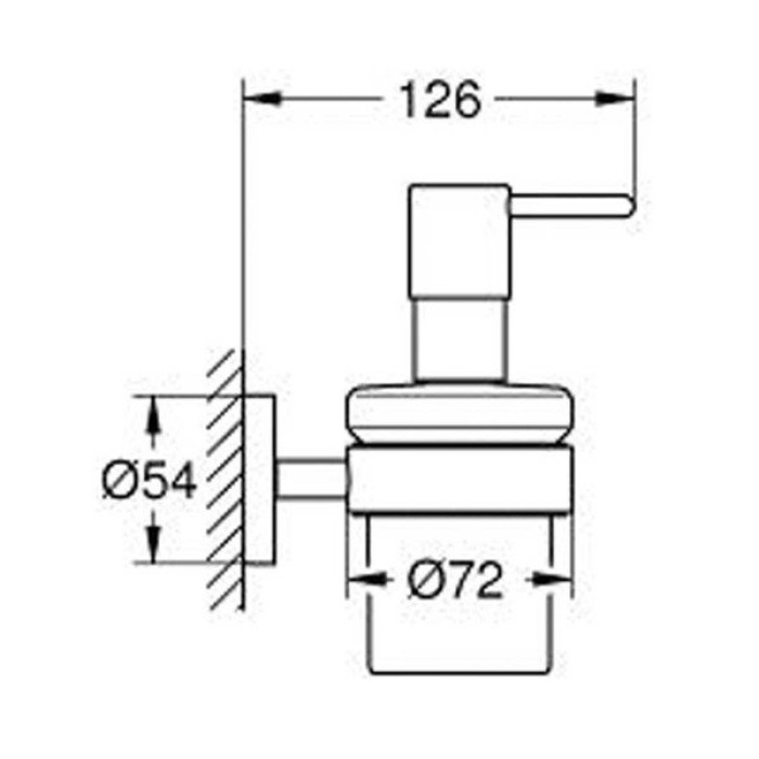 Grohe Essentials Дозатор для жидкого мыла (40448001)