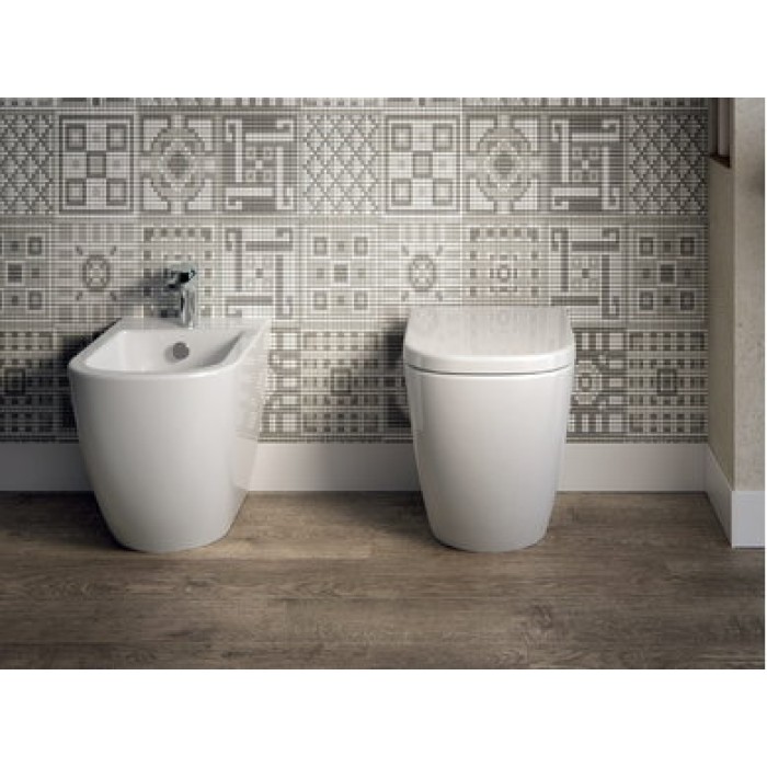 Напольный унитаз безободковый Artceram Faster (FSV004 01;00) white glossy