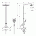 Душевая система Hansgrohe Raindance Select E 300 2jet Showerpipe (27128000)
