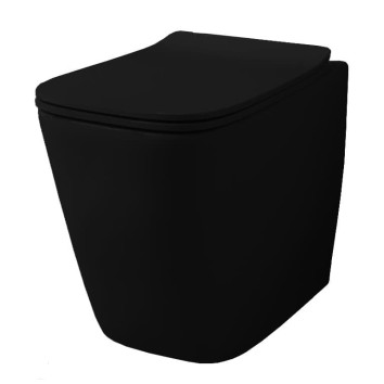 Напольный безободковый унитаз Artceram A16 (ASV004 03;00) black glossy