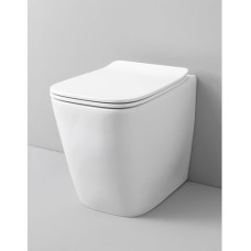Напольный безободковый унитаз Artceram A16 (ASV004 03;00) black glossy