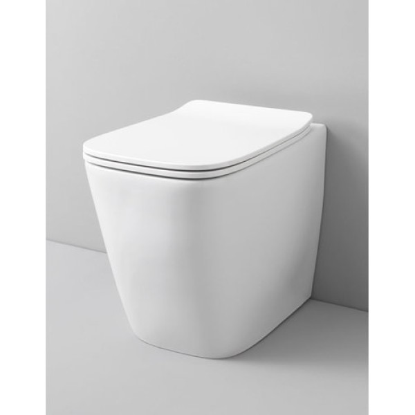 Напольный безободковый унитаз Artceram A16 (ASV004 03;00) black glossy