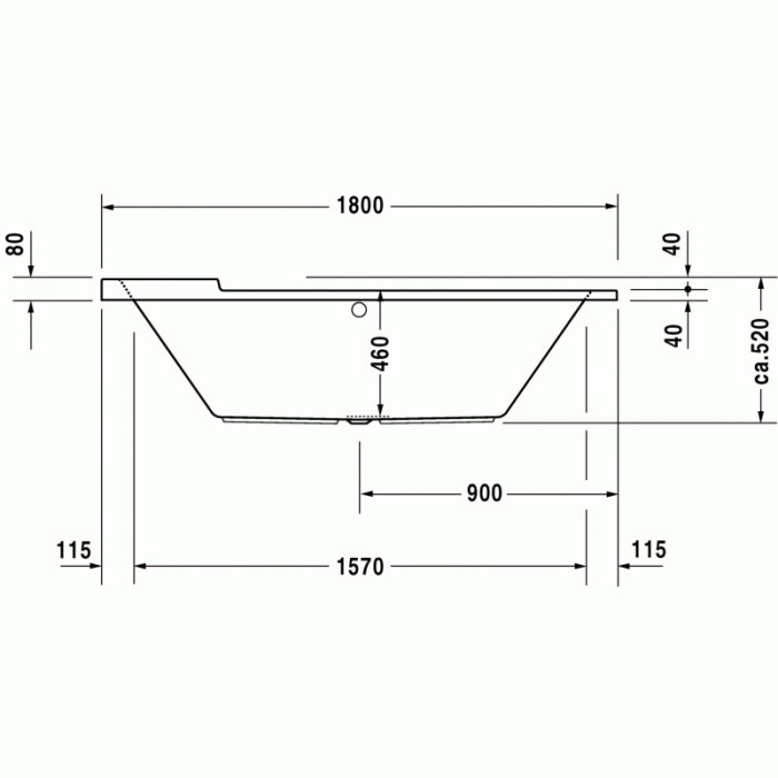 Starck ванна овальная 180 см 700009000000000 в интернет-магазине «Estet Room» Starck ванна овальная 180 см 700009000000000 в интернет-магазине «Estet Room»