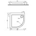 Душевой поддон KOLO SIMPLO 80x80 xBN0681000