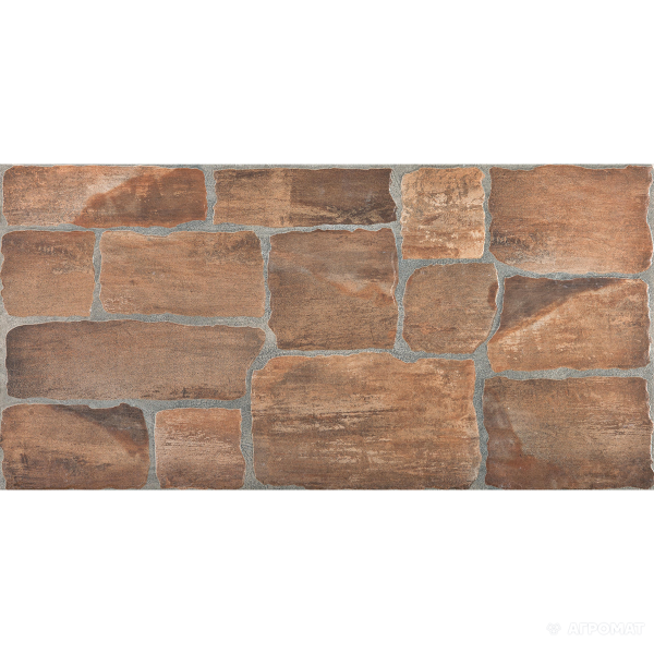 Керамогранит Zeus Ceramica Cottage ZNxCT2 RED 9×600×300 под камень
