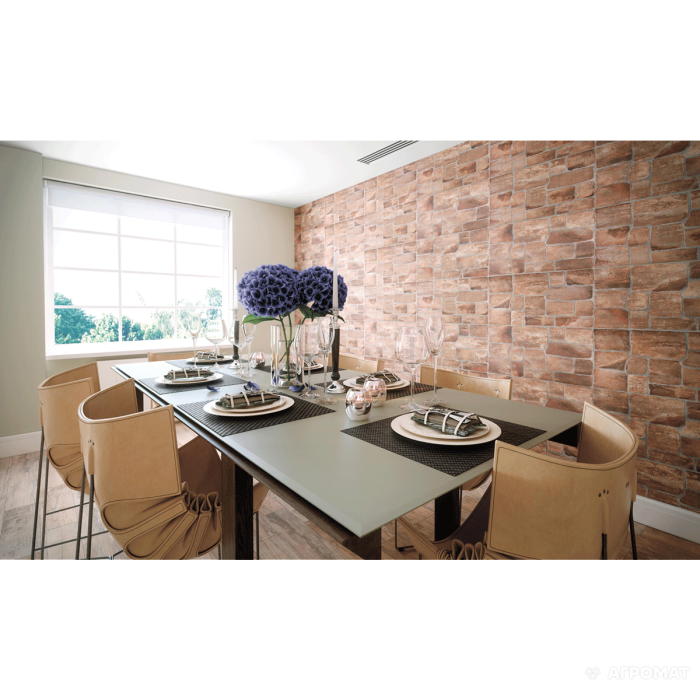 Керамогранит Zeus Ceramica Cottage ZNxCT2 RED 9×600×300 под камень