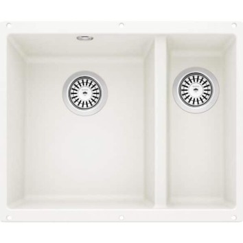 Мойка для кухни Blanco  ROTAN 340/160-U SILGRANIT белый 523077 