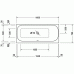 Happy D.2 ванна прямоугольная 160 см 700309000000000 в интернет-магазине «Estet Room»