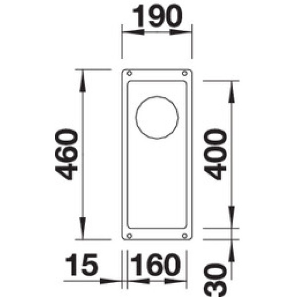 Мойка для кухни Blanco Subline 160-U черный  525981