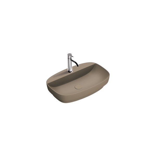 Керамическая раковина 65 см Catalano Green Lux, marrone satinato