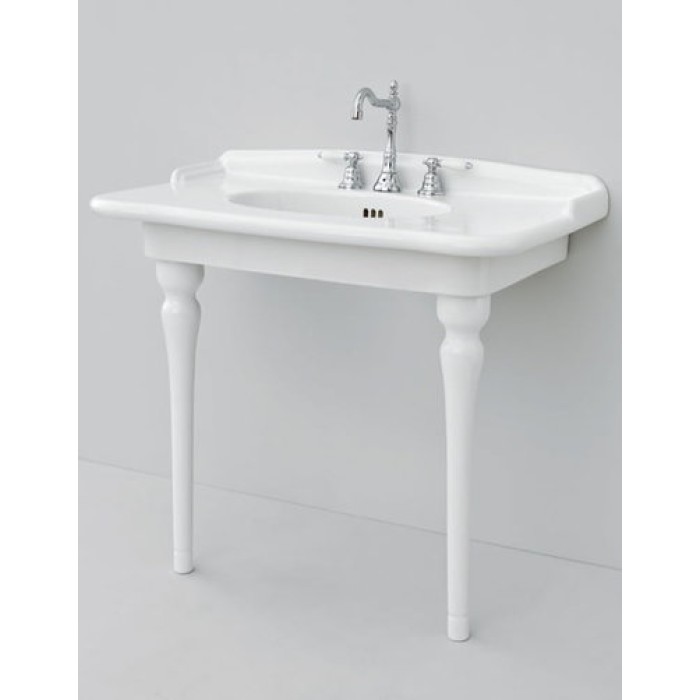 Керамическая раковина 92 см Artceram Hermitage, white glossy (HEL005 01;00)