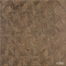 Напольная плитка Cersanit Egzor BROWN DECOR 9×420×420 под дерево