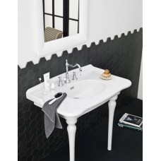 Керамическая раковина 92 см Artceram Hermitage, black glossy (HEL005 03;00)