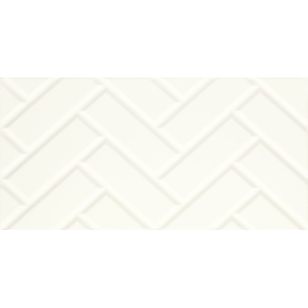 Плитка Paradyz MOONLIGHT BIANCO SCIANA A STRUKTURA REKT.