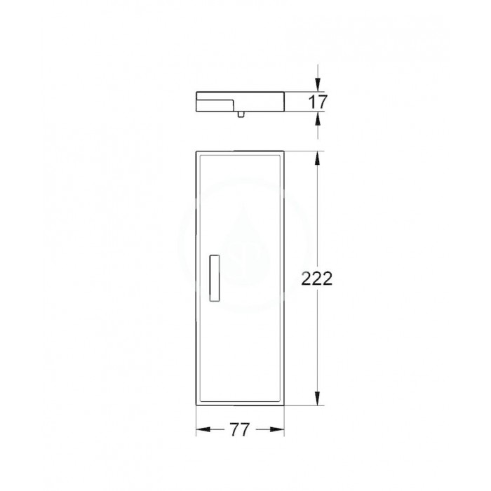 Grohe Eurocube Полочка пластиковая (18541000)