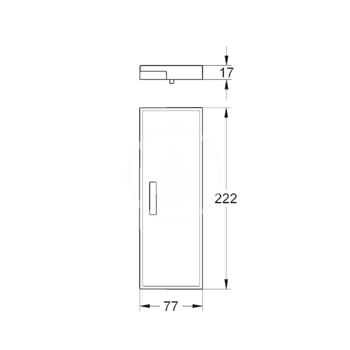 Grohe Eurocube Полочка пластиковая (18541000)