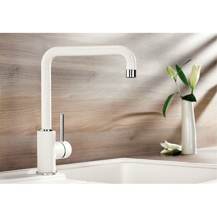 Смеситель кухонный Blanco MILI SILGRANIT жемчужный 523106