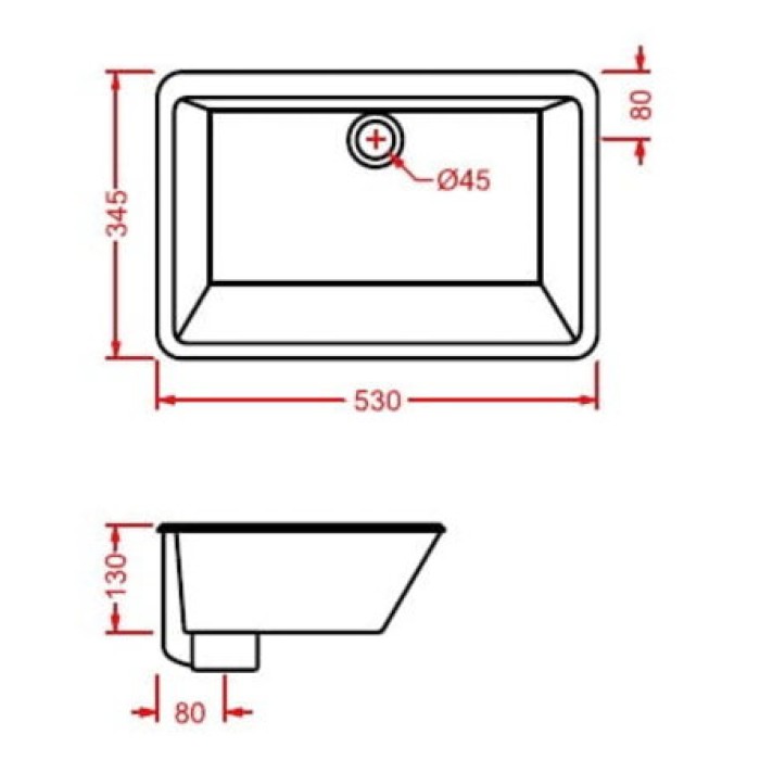Керамическая раковина 53 см Artceram Gea, white glossy (GEL001 01;00)