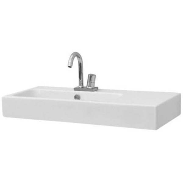 Керамическая раковина 90 см Artceram Block, white glossy (BKL002 01;00)