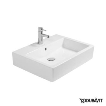 Керамическая раковина 50 см Duravit Vero, белая 0454500027