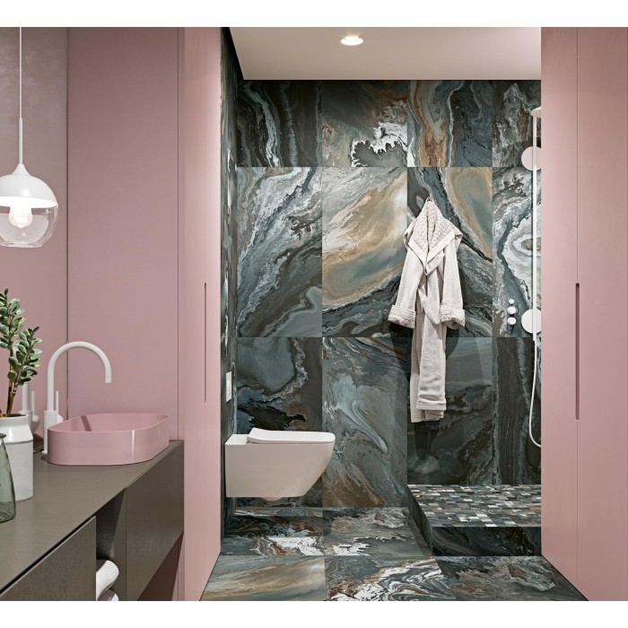 Керамогранит LAND PORCELANICO CANYON BROWN NATURAL 9×995×995 под камень