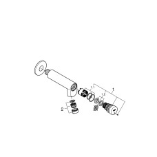Grohe Euroeco Cosmopolitan T Нажимной автоматический вентиль (без функции смешивания) (36266000)