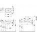 Плитка керамогранит Керамическая раковина 49,5 см Duravit Bathroom Foster 0335500000 для пола