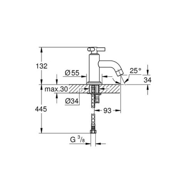 Смеситель для раковины Grohe Atrio Ypsilon xS-Size 20021000