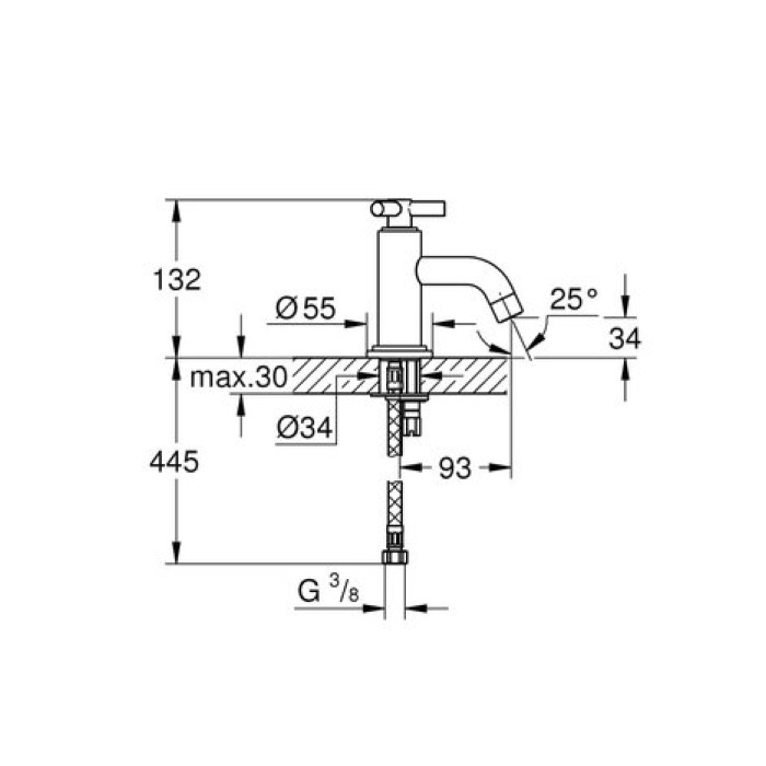 Смеситель для раковины Grohe Atrio Ypsilon xS-Size 20021000