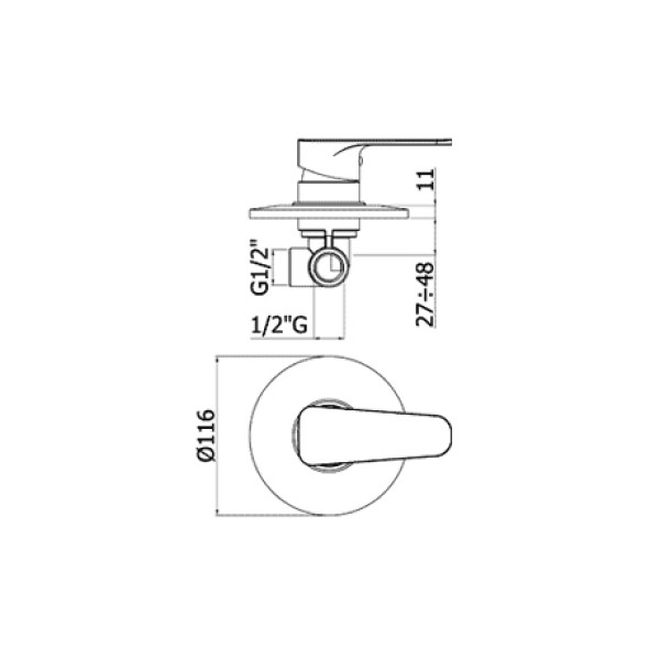Смеситель Paffoni Sly (SY010CR)