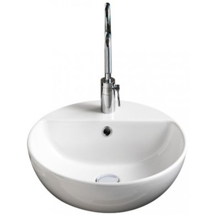 Керамическая раковина 47 см Hatria Happy Hour 03:00, белый (YxSJ01)