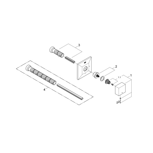 Grohe Allure Brilliant Накладная панель скрытой вентильной головки (19796000)