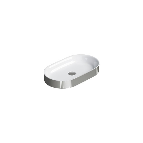 Керамическая раковина 60 см Catalano Horizon, argento-bianco