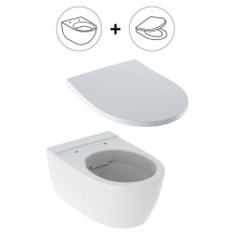 Унітаз підвісний Geberit iCon 500.784.01.1 безобідковий із сидінням Soft Close